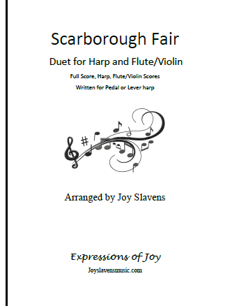 Scarborough Fair Duo by Slavens Cover at folkharp.com