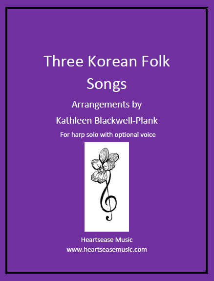 Three Korean Folk Songs by Blackwell-Plank Cover at folkharp.com