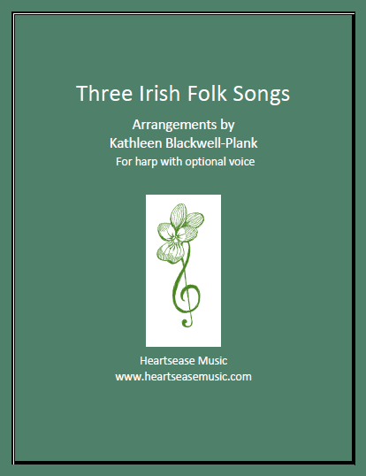 Three Irish Folk Songs by Plank Cover at folkharp.com