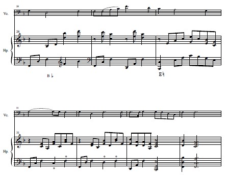 Hymns and Spirituals V1 Sample 4 at Melody's