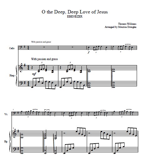 Hymns and Spirituals V1 Sample 5 at Melody's