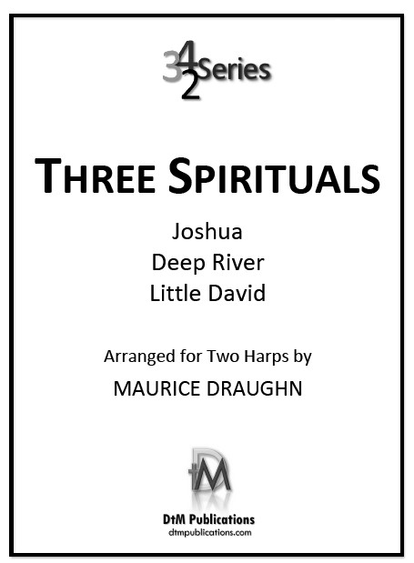 Three Spirituals for Two by Draughn Cover at folkharp.com