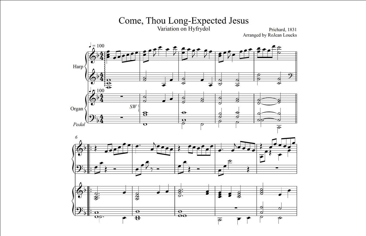 Come Thou Long-Expected Jesus-95466 sample