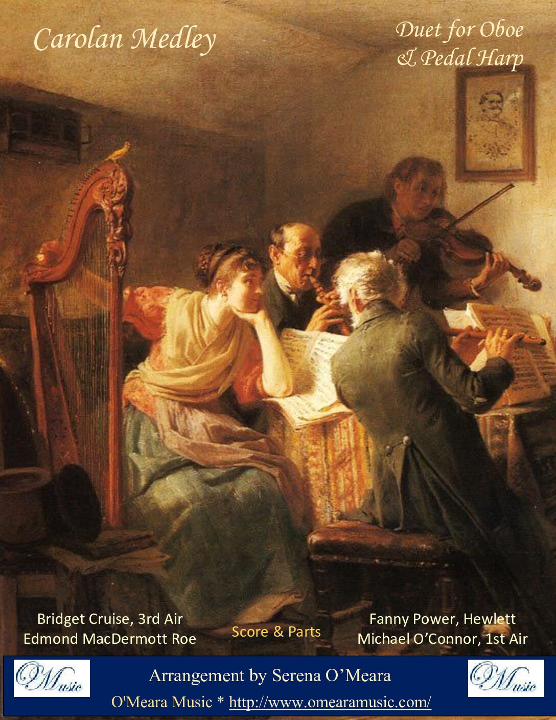 Carolan Medley, Duet for Oboe & Pedal Harp