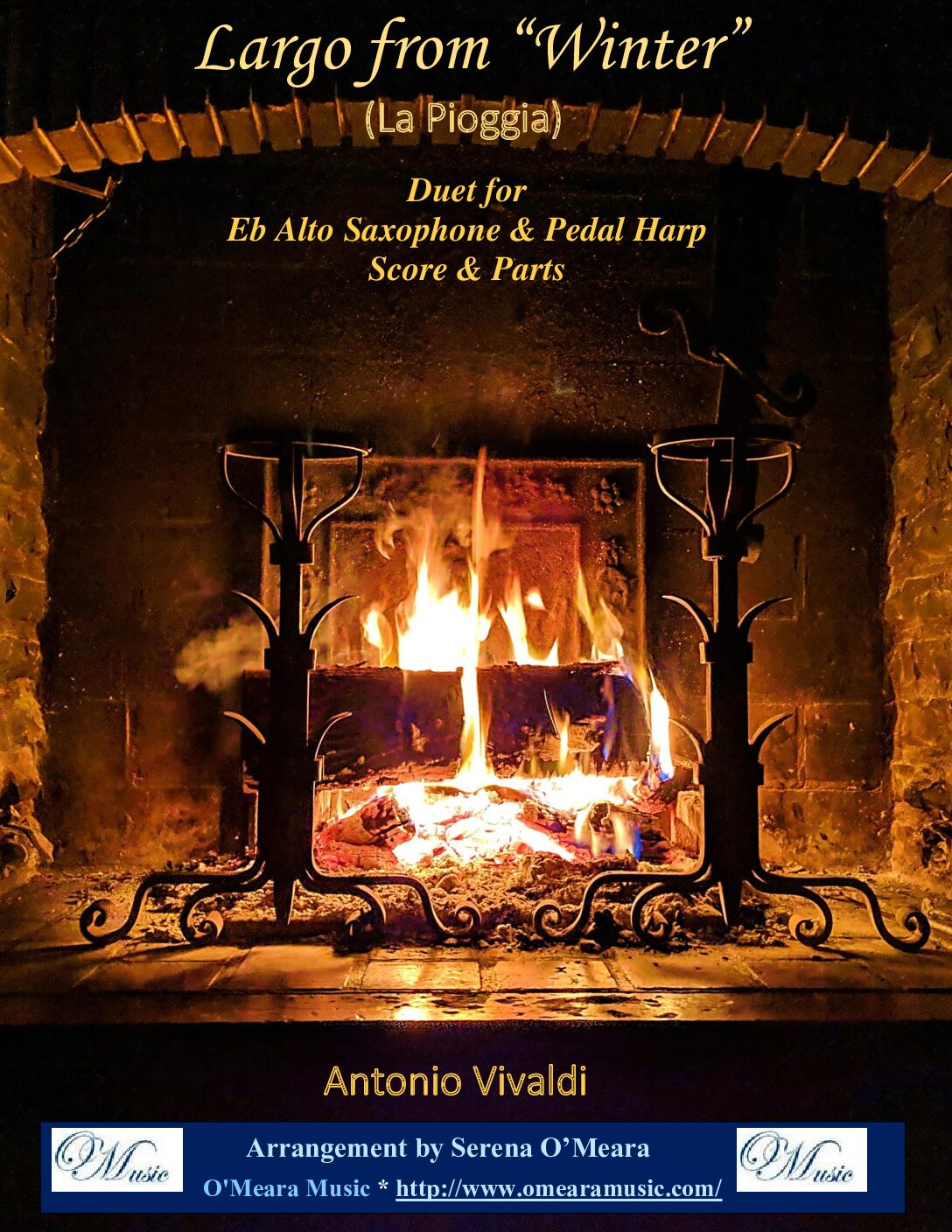 Largo from “Winter”, Duet for Eb Alto Saxophone & Pedal Harp