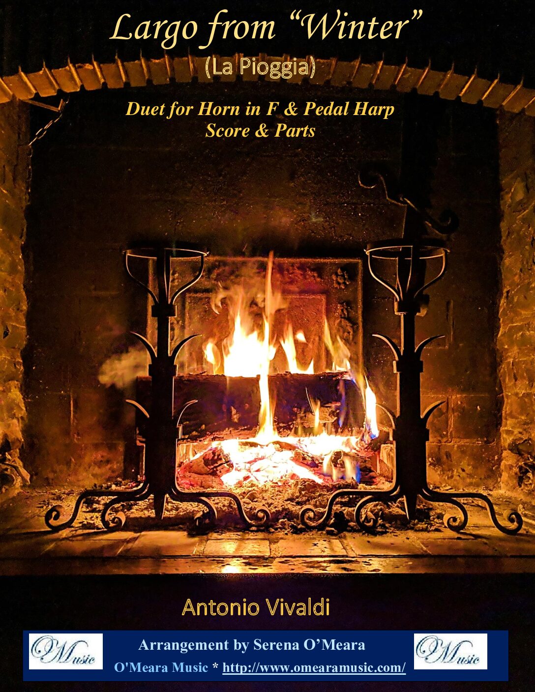 Largo from “Winter”, Duet for Horn in F & Pedal Harp