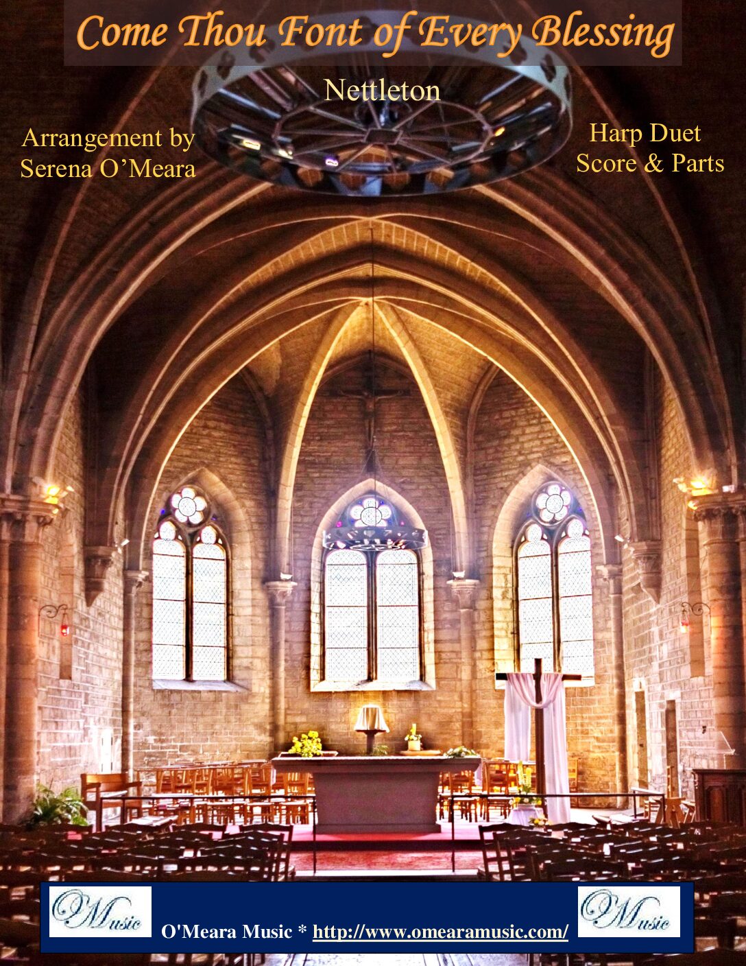 Come, Thou Fount of Every Blessing, Harp Duet