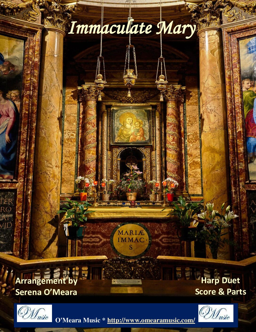 Immaculate Mary (Lourdes Hymn), Harp Duet