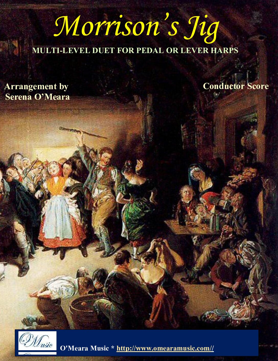 Morrison’s Jig, Multi-Level Harp Duet, Conductor Score