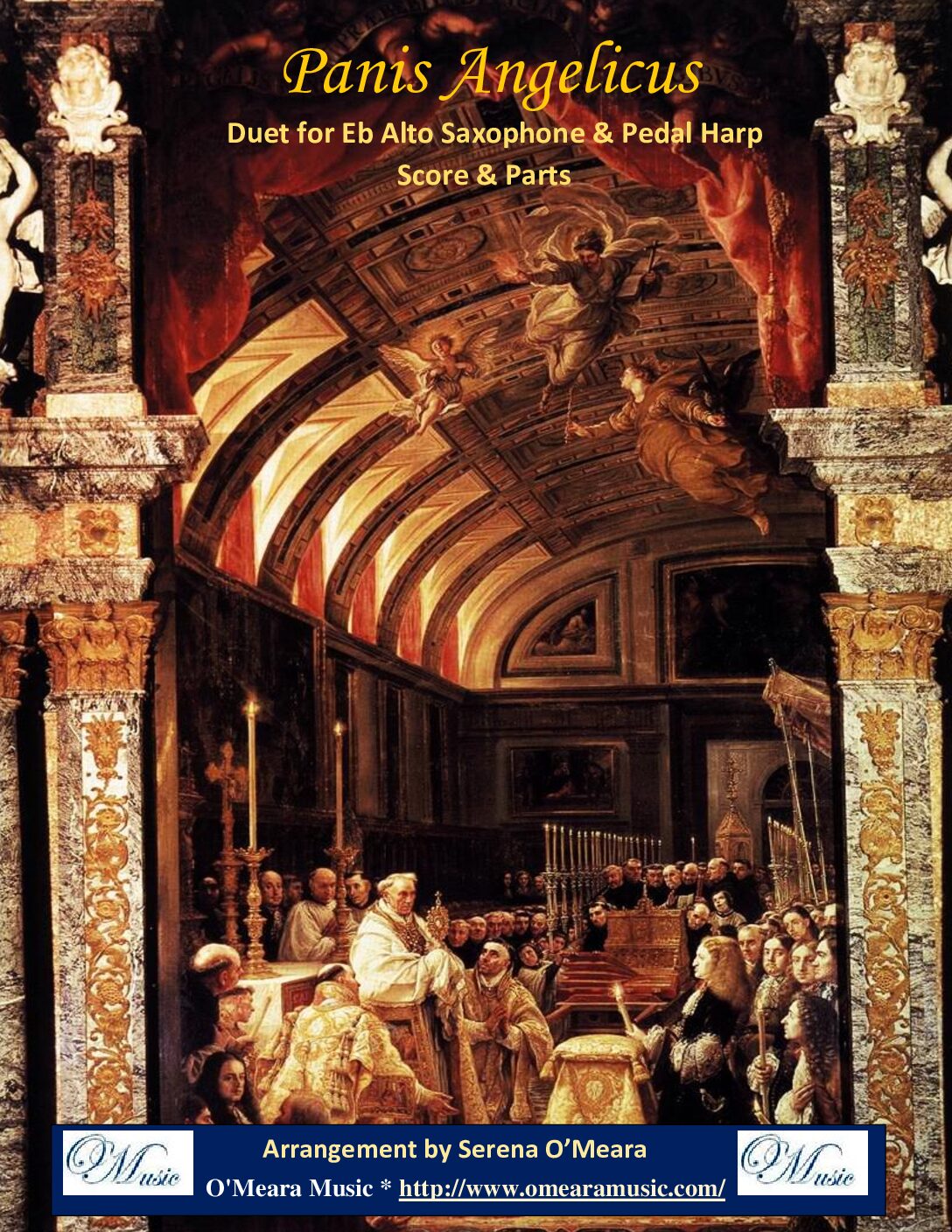 Panis Angelicus, Duet for Eb Alto Saxophone & Pedal Harp