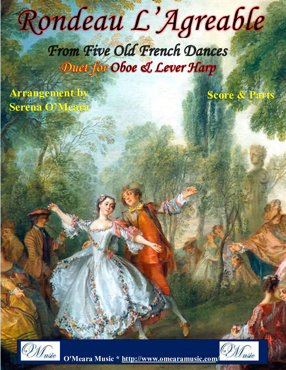 Rondeau L’Agreable, Duet for Oboe & Lever Harp