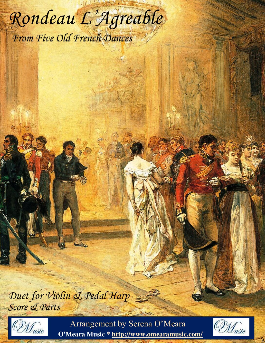 Rondeau L’Agreable, Duet for Violin & Pedal Harp