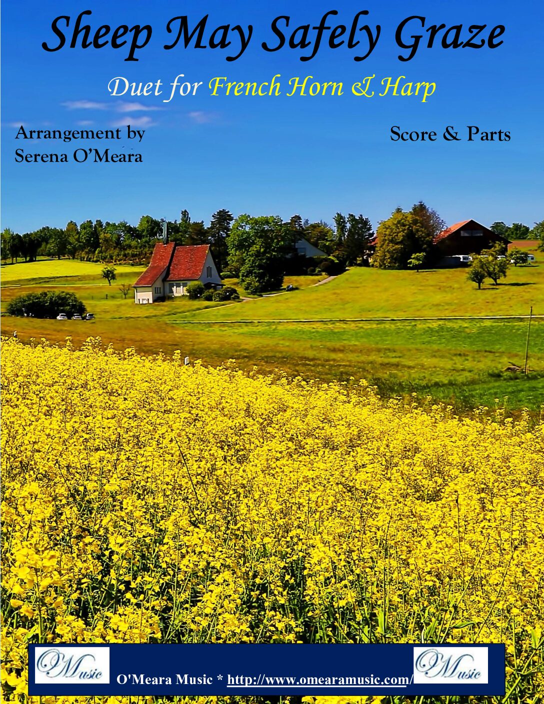 Sheep May Safely Graze, Duet for Horn in F & Harp