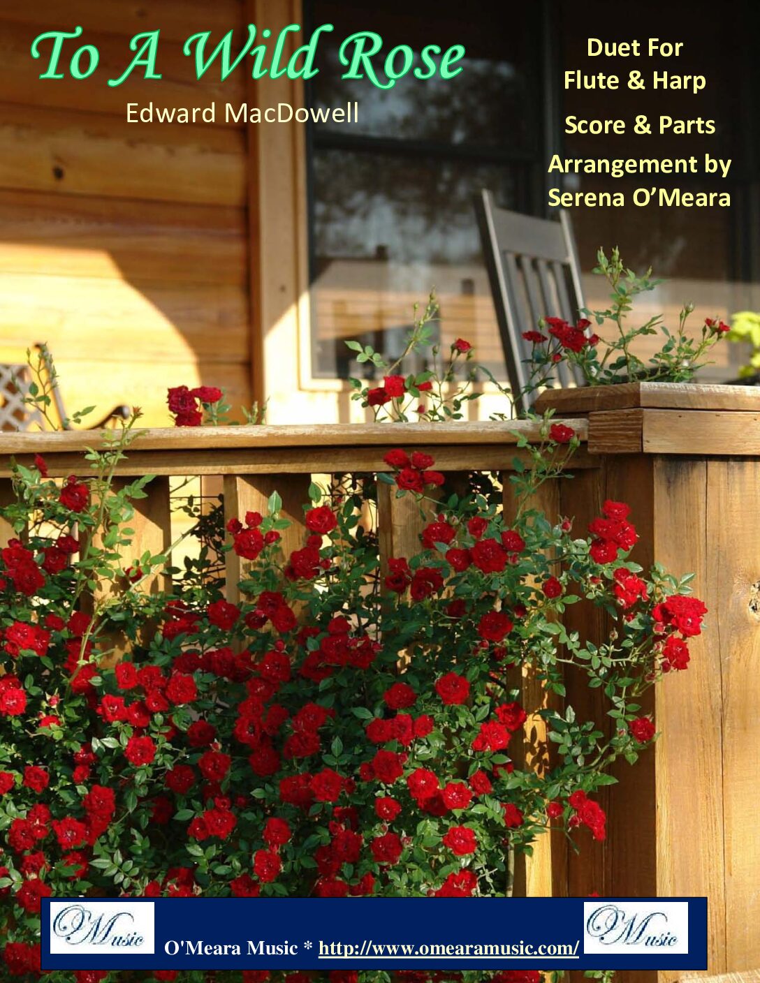 To a Wild Rose, Duet for Flute & Pedal Harp