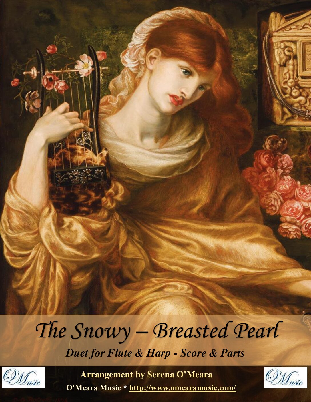 The Snowy-Breasted Pearl for Flute & Harp