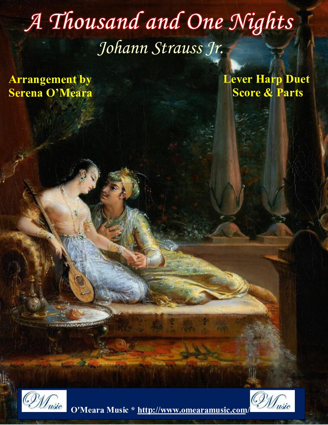 A Thousand and One Nights, Opus 346, Duet for Lever Harps