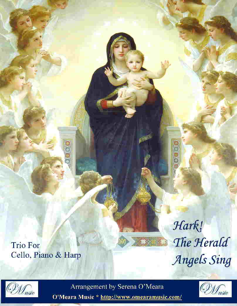 Hark! The Herald Angels Sing, Trio for Cello, Piano & Harp