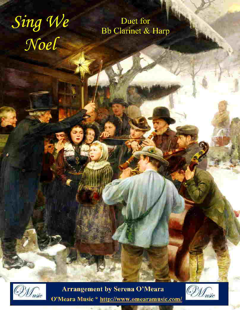 Sing We Noel, Duet for Bb Clarinet & Harp