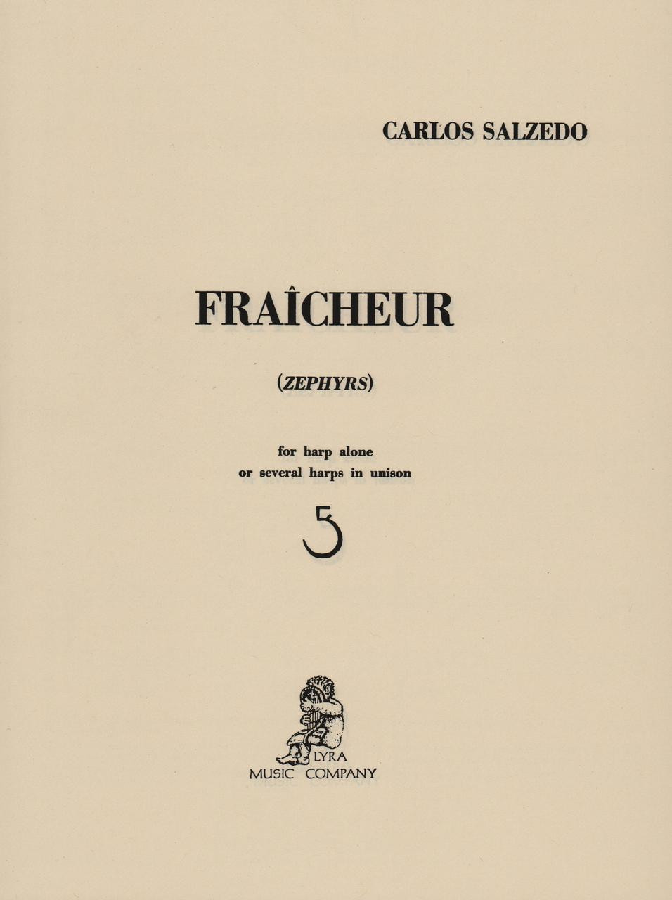 Fraicheur (For one or several harps) - Salzedo
