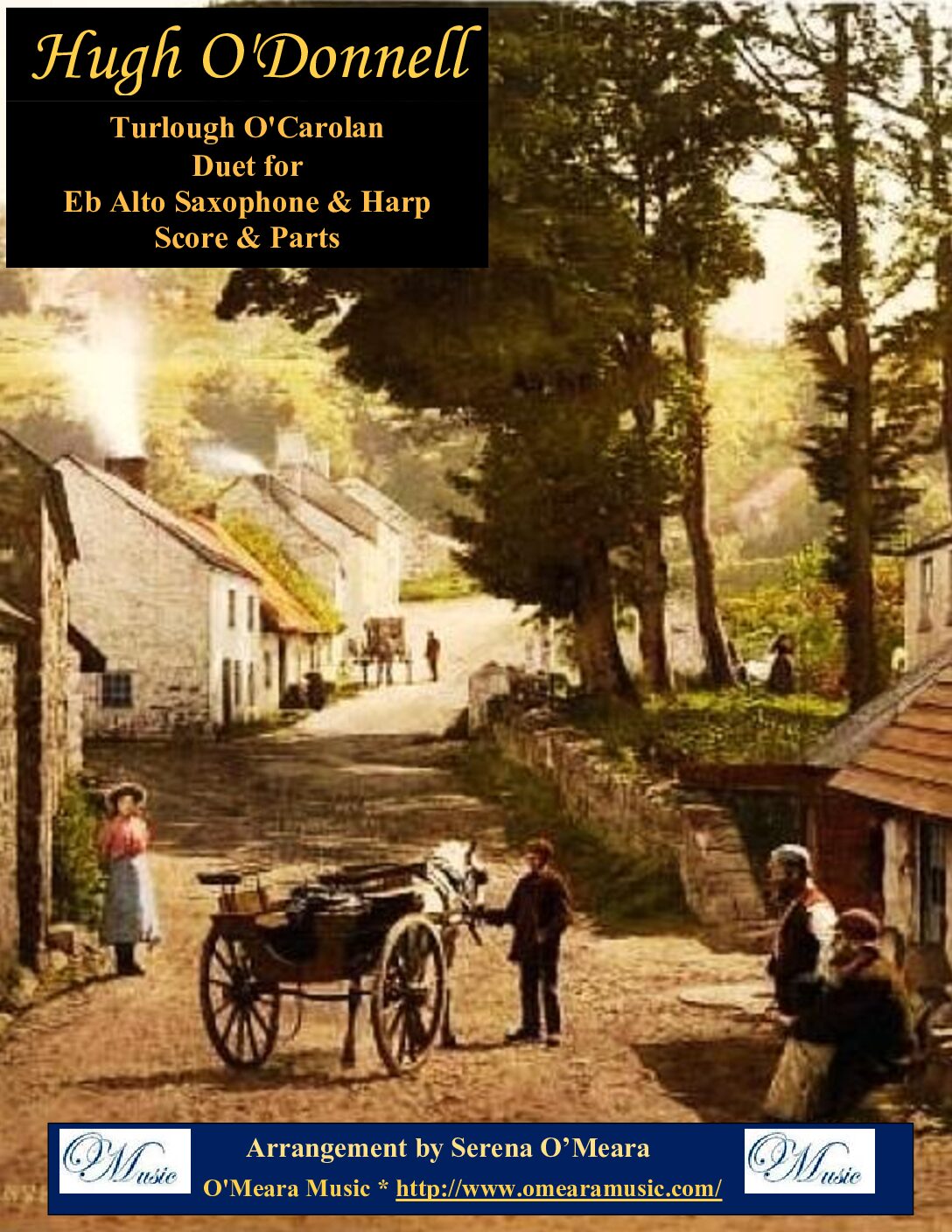 Hugh O’Donnell, Duet for Eb Alto Saxophone & Harp