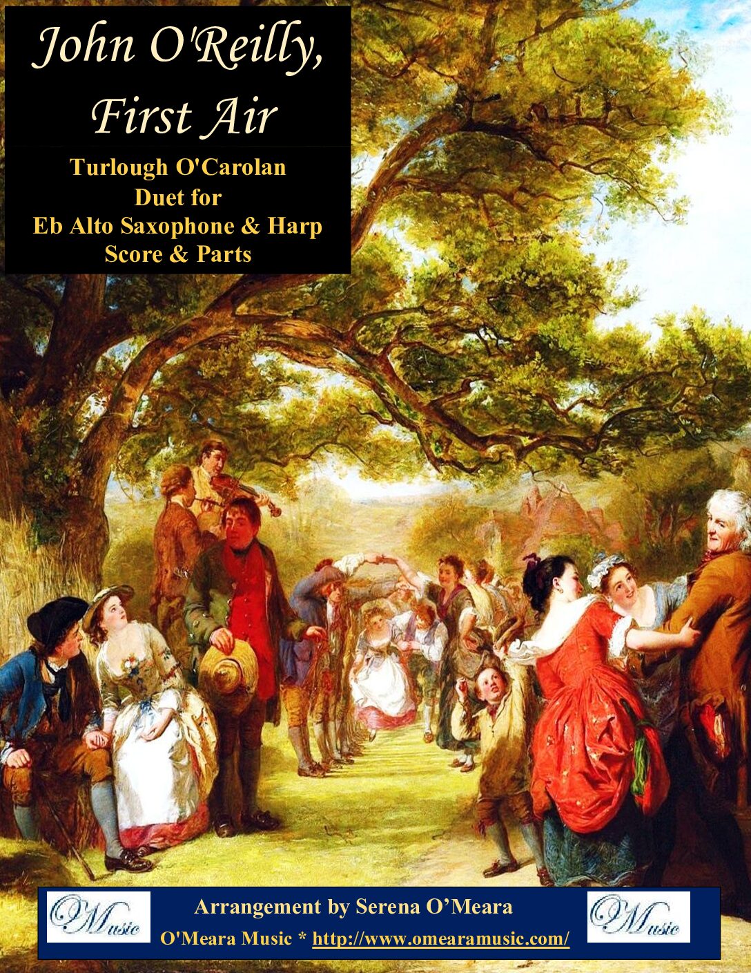 John O’Reilly, First Air, Duet for Eb Alto Saxophone & Harp