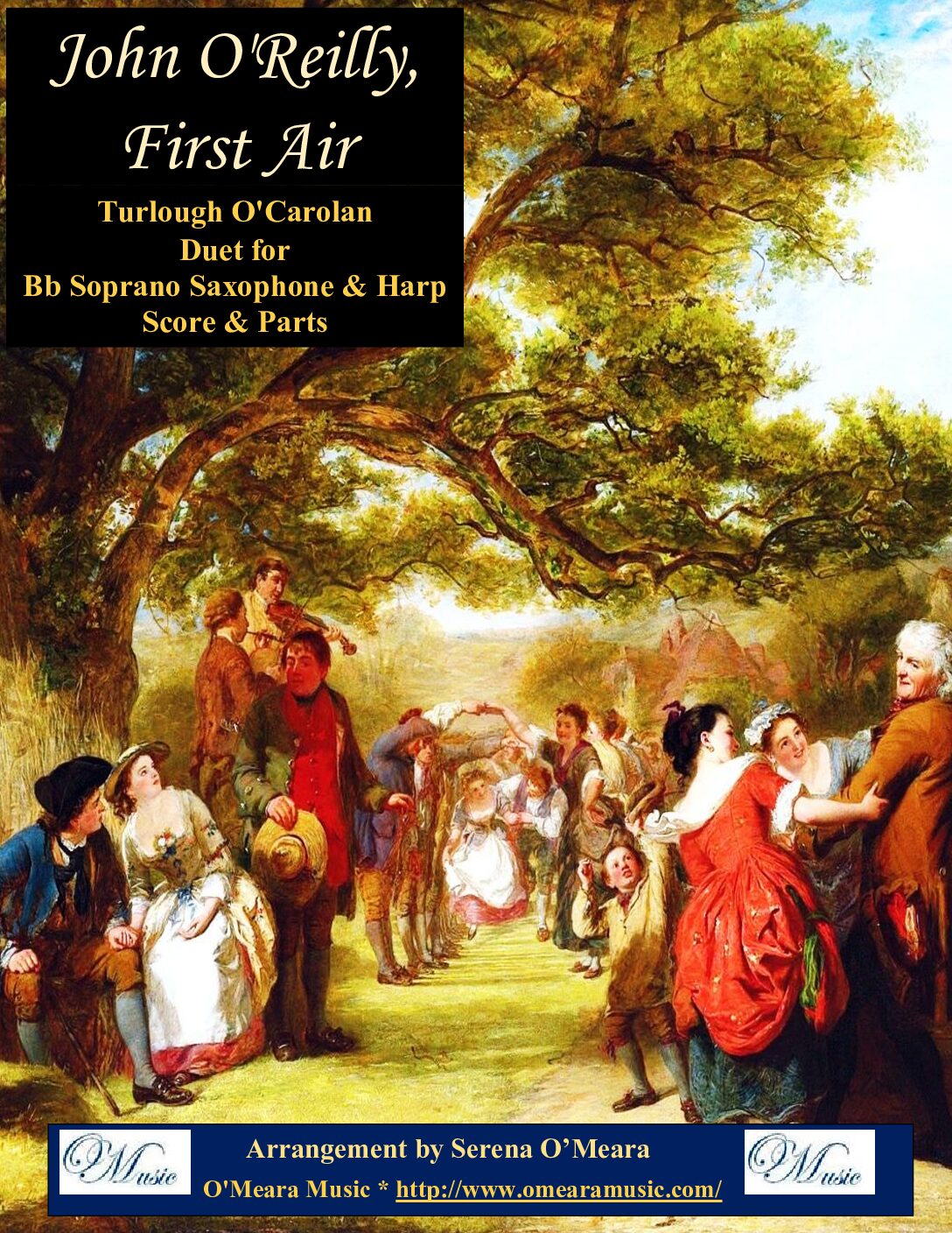 John O’Reilly, First Air, Duet for Bb Soprano Saxophone & Harp