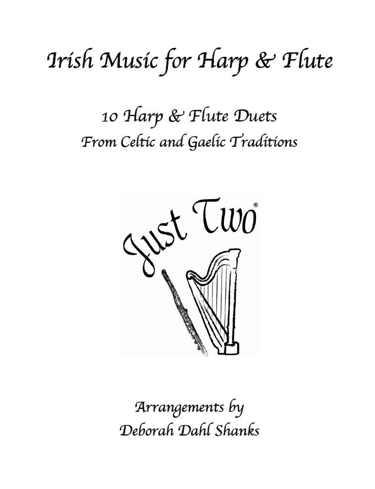 Irish Music (Flute and Harp) by Shanks Cover at folkharp.com