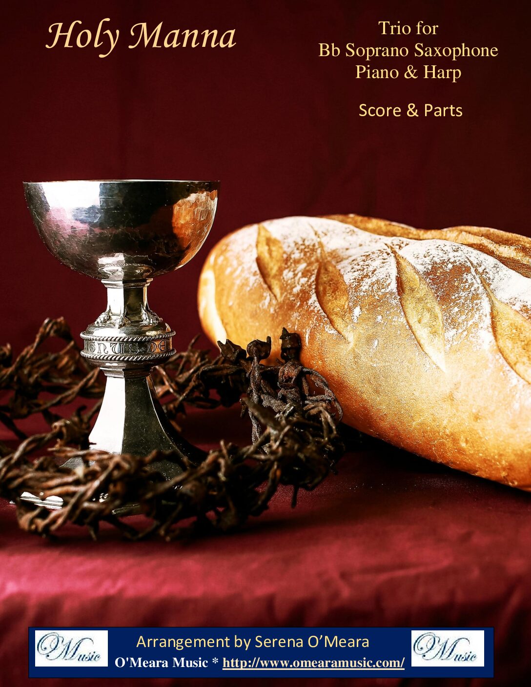 Holy Manna, Trio for Bb Soprano Saxophone, Piano & Harp