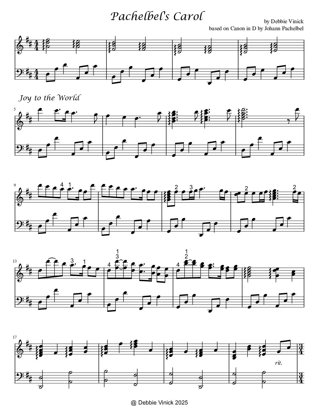 Pachbel's Carol - Image 2