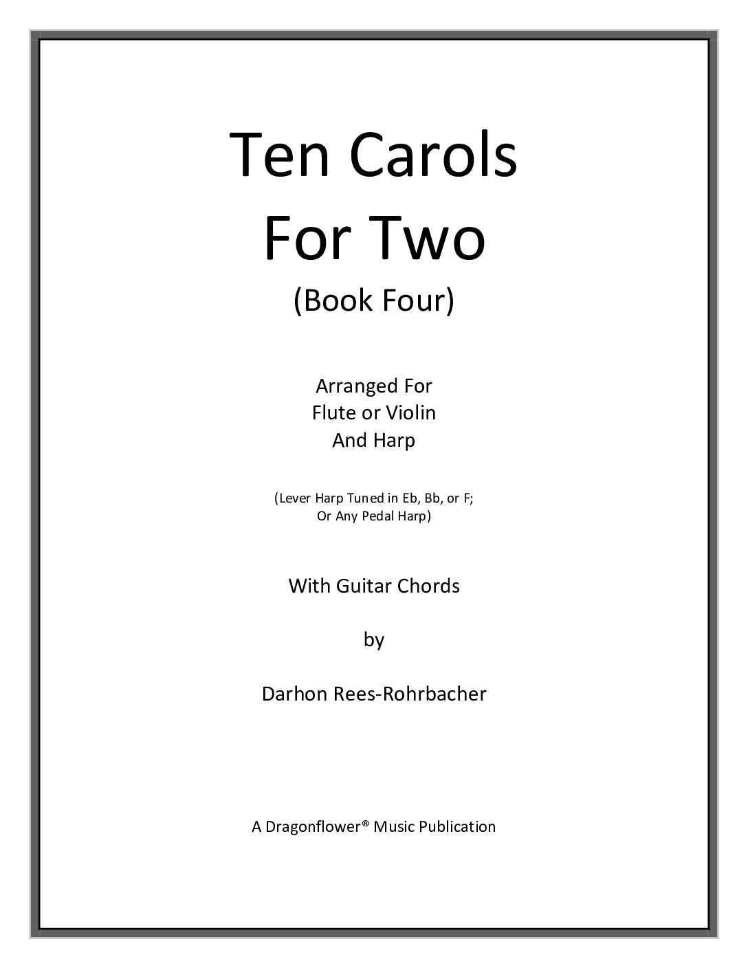 Ten Carols for Two Bk 4