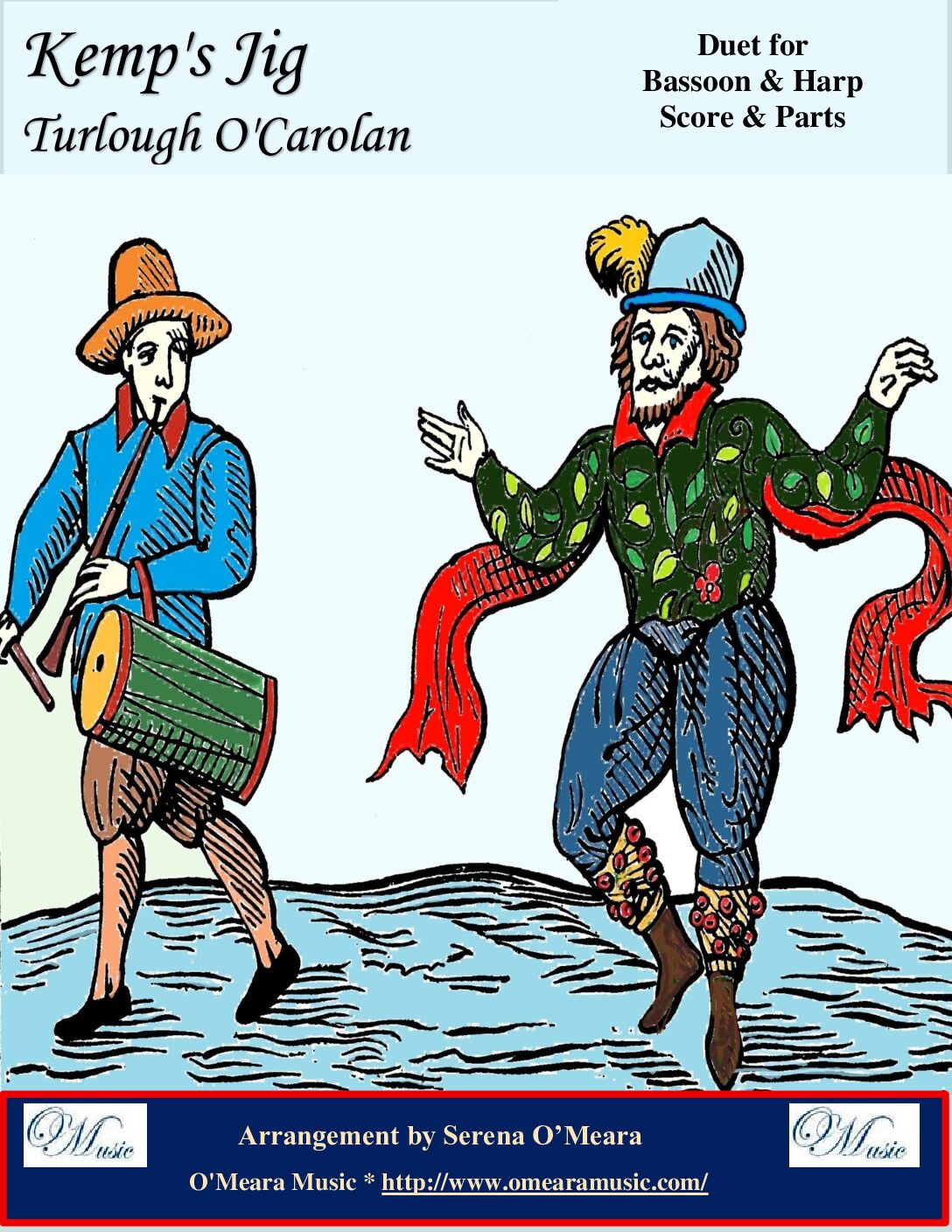 Kemp’s Jig, Duet for Bassoon & Harp