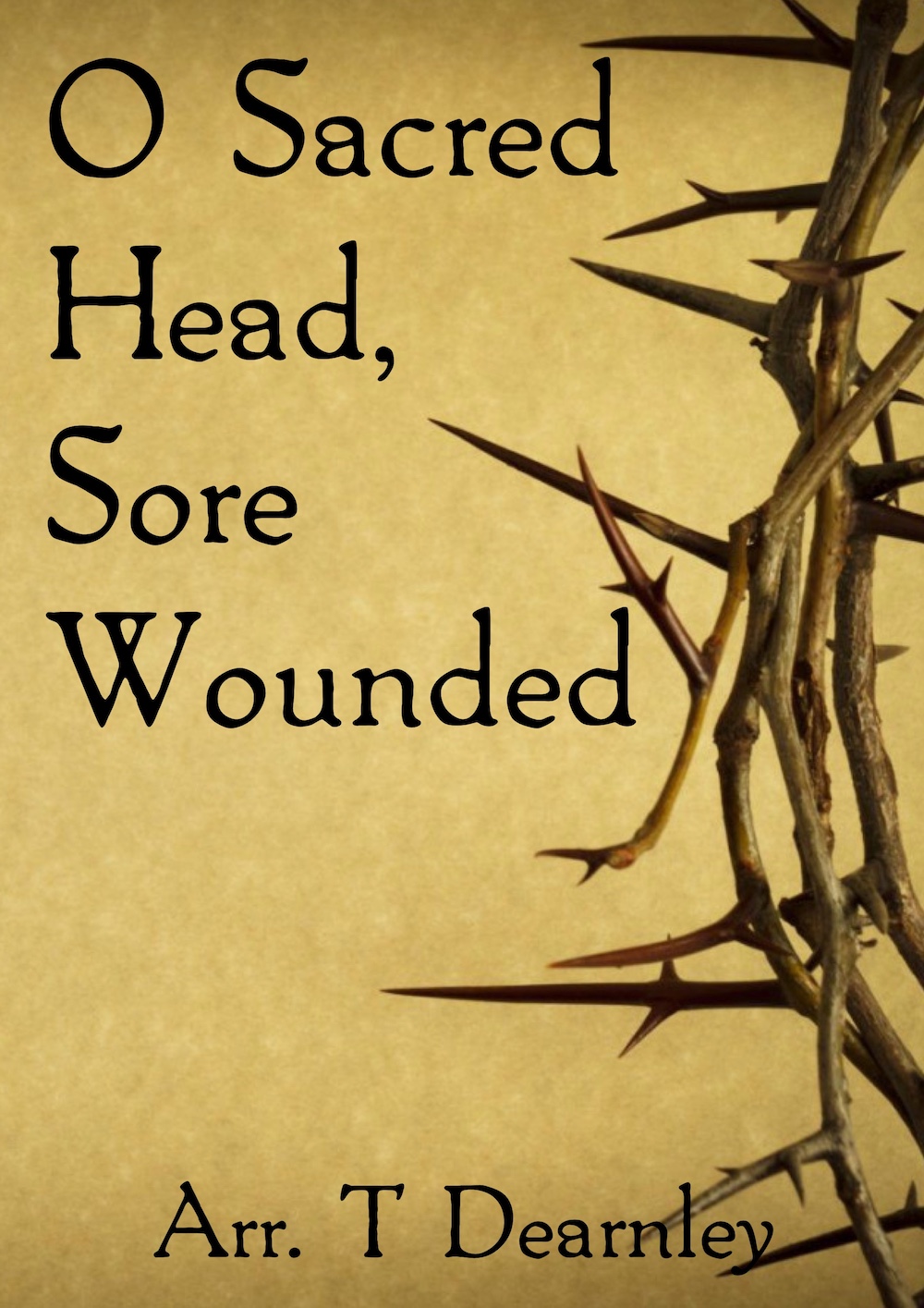 O Sacred Head, Sore Wounded by Dearnley Cover at folkharp.com