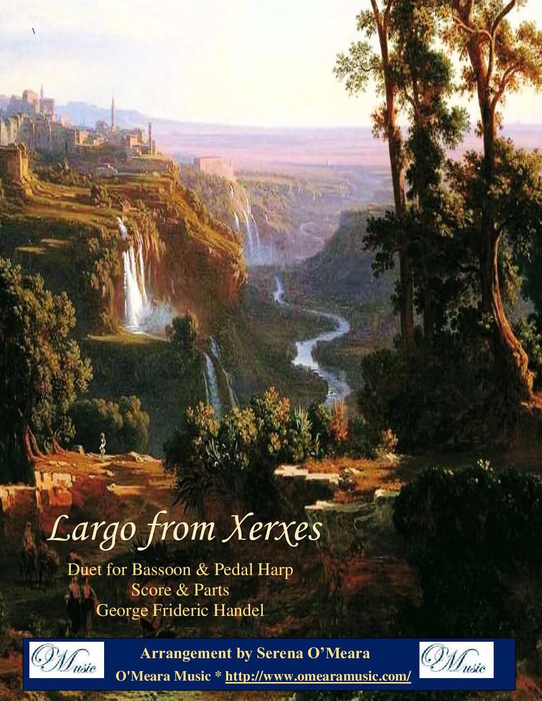 Largo from Xerxes, Duet for Bassoon & Pedal Harp