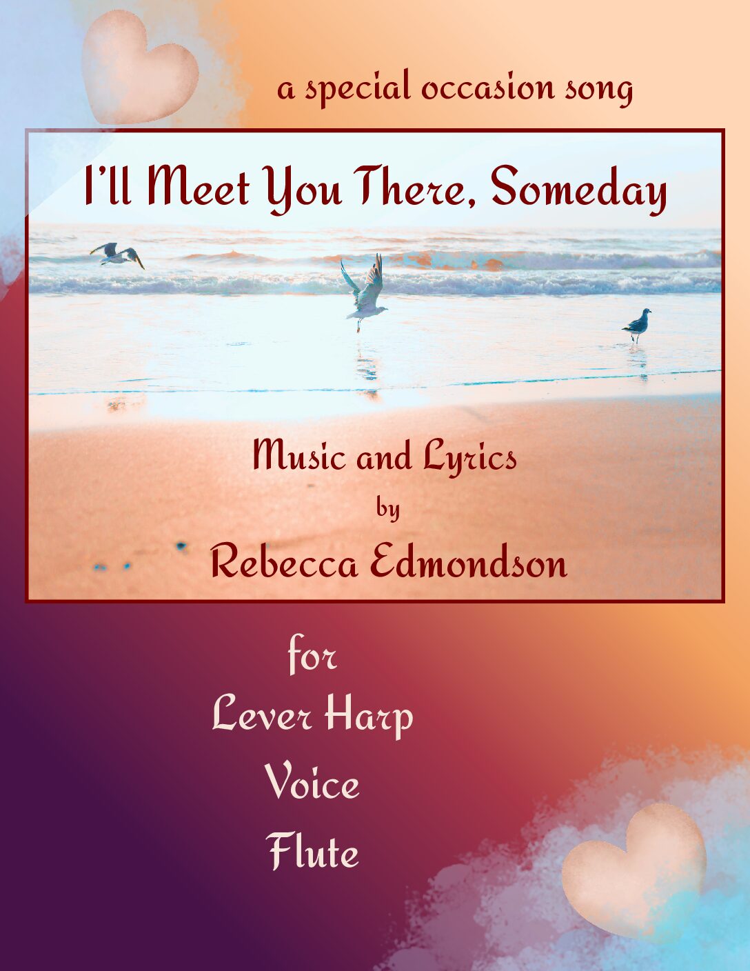 I'll Meet You There - Lever Harp, Flute, Voice