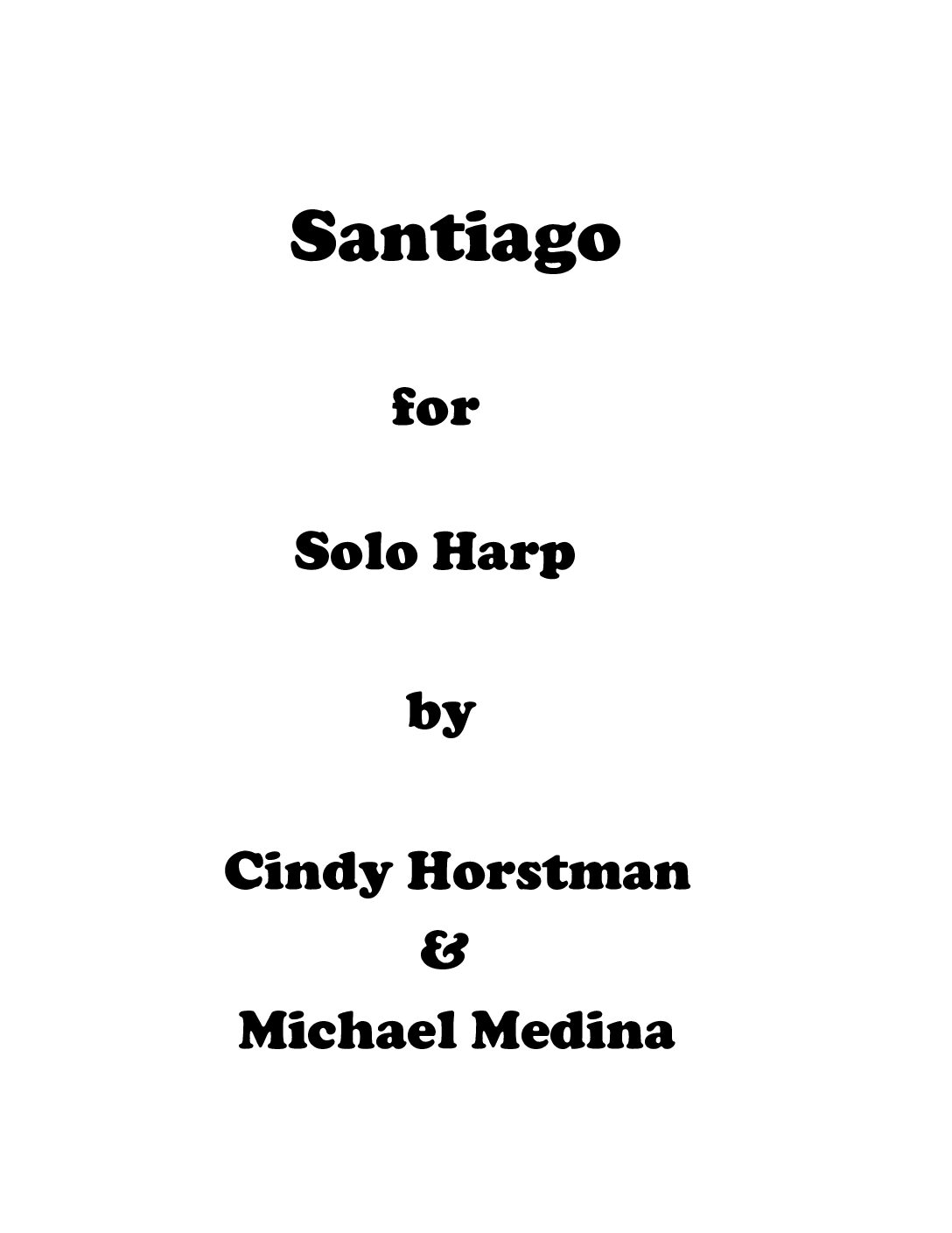 Santiago for Solo Harp