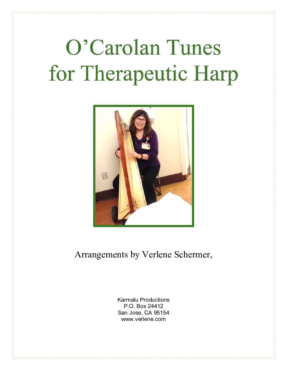 O’Carolan Tunes for Therapeutic Harp