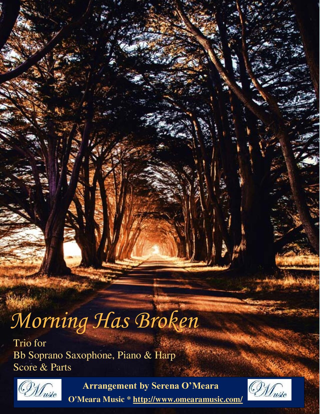 Morning Has Broken, Trio for Bb Soprano Saxophone, Piano & Harp